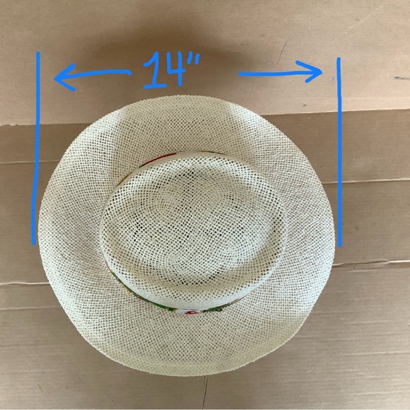 USA STRAW STYLE SUMMER HAT. UNISEX - Picture 5 of 7